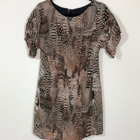 🆕rag & bone>Silk elastic waist flora fauna dress - Picture 2 of 6